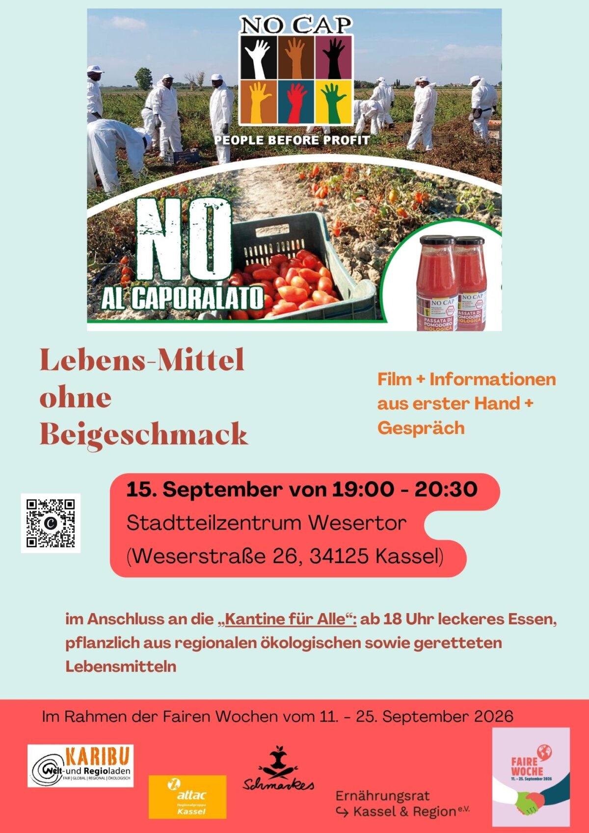 Lebens-Mittel ohne Beigeschmack